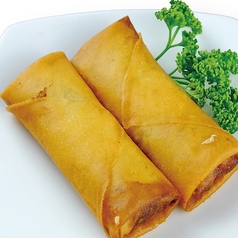 干物とチーズの春巻き