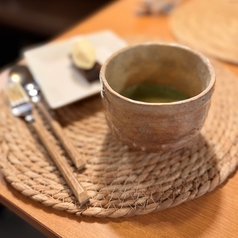 表千家 疋田のお抹茶とチーズケーキ