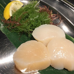 北海道産帆立貝のフランス産茸クリームソース