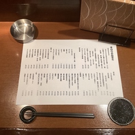 1人に一枚！日々変化するMYメニュー！