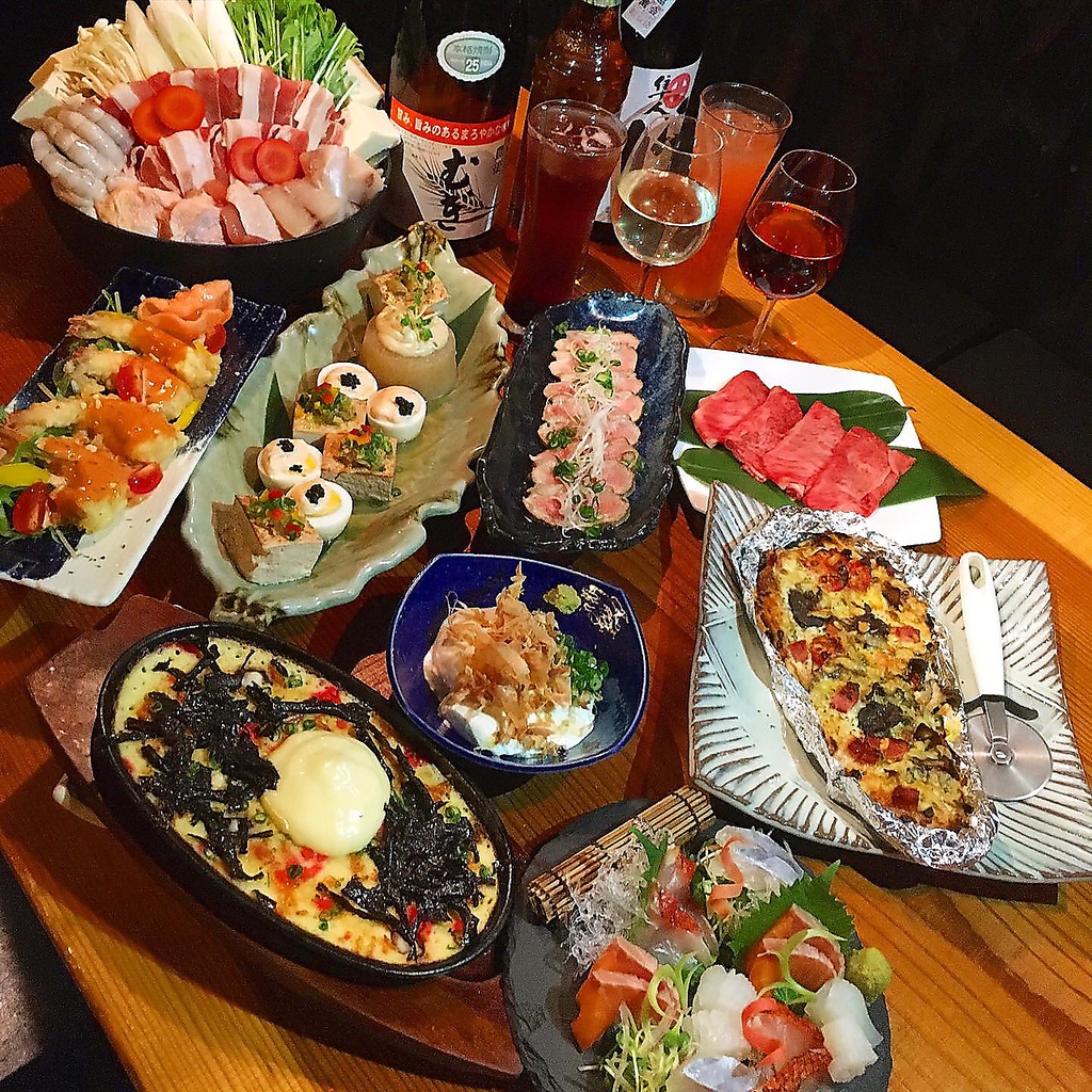 ひで松特製コース5000円/6000円/7000円それぞれ有り！旬の食材を楽しめるコスパ◎なコース！