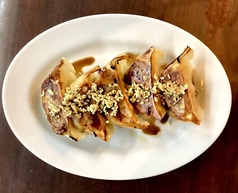 ネギ塩たれ餃子/黒酢生姜たれ餃子 各