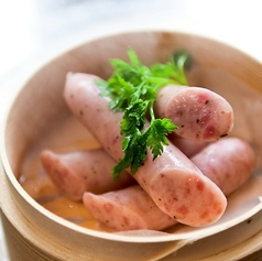 蒸しバジルウインナー