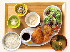 長崎県産鯵フライとやわらかひれかつ