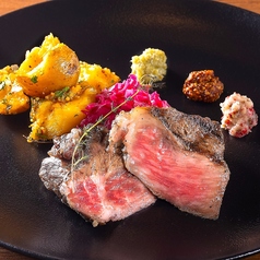 ■黒毛和牛リブロースステーキ(150ｇ)3種のスパイス