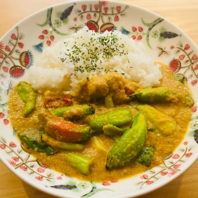 彩り豊かなスパイスカレー♪