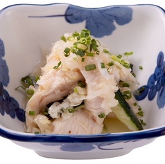 蒸し鶏の葱生姜ソース