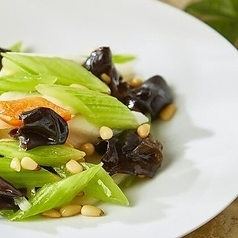 長芋とセロリ炒め