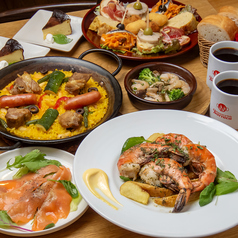 パエリアレストラン バラッカのコース写真