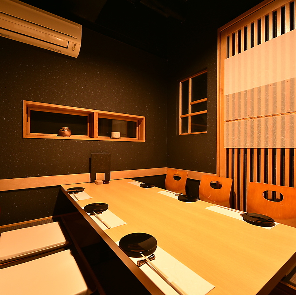 ◆全個室掘りごたつ◆全て掘りごたつ席で、足元、身体にやさしい