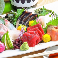 鮮魚の刺し盛り 中とら<5種3切>