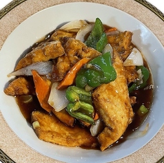 醤油の味揚げ豆腐