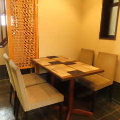 4名様までご利用可能な1階テーブル席