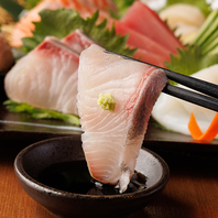 ◆直送の朝採れ海鮮食材を、職人の技で多彩にご提供