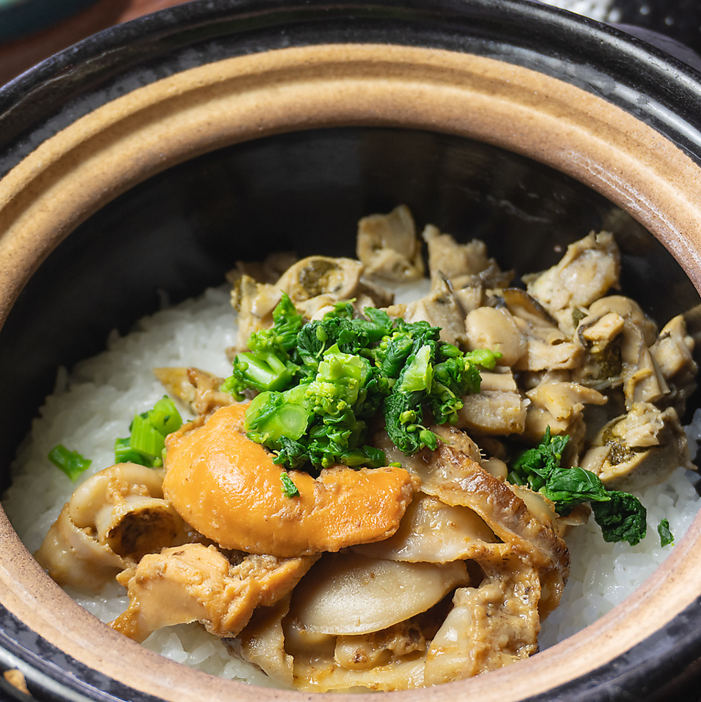 真牡蠣と帆立の炊き込み御飯