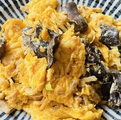 キクラゲと卵の炒め