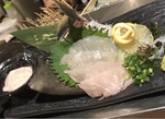 カワハギお造りもオススメ！お刺身をとろっとコクのある肝でいただくと絶品です◎是非ご賞味下さい！