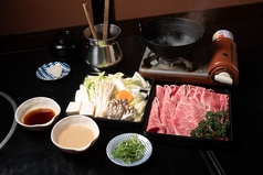 1人しゃぶしゃぶ御膳和牛霜降り