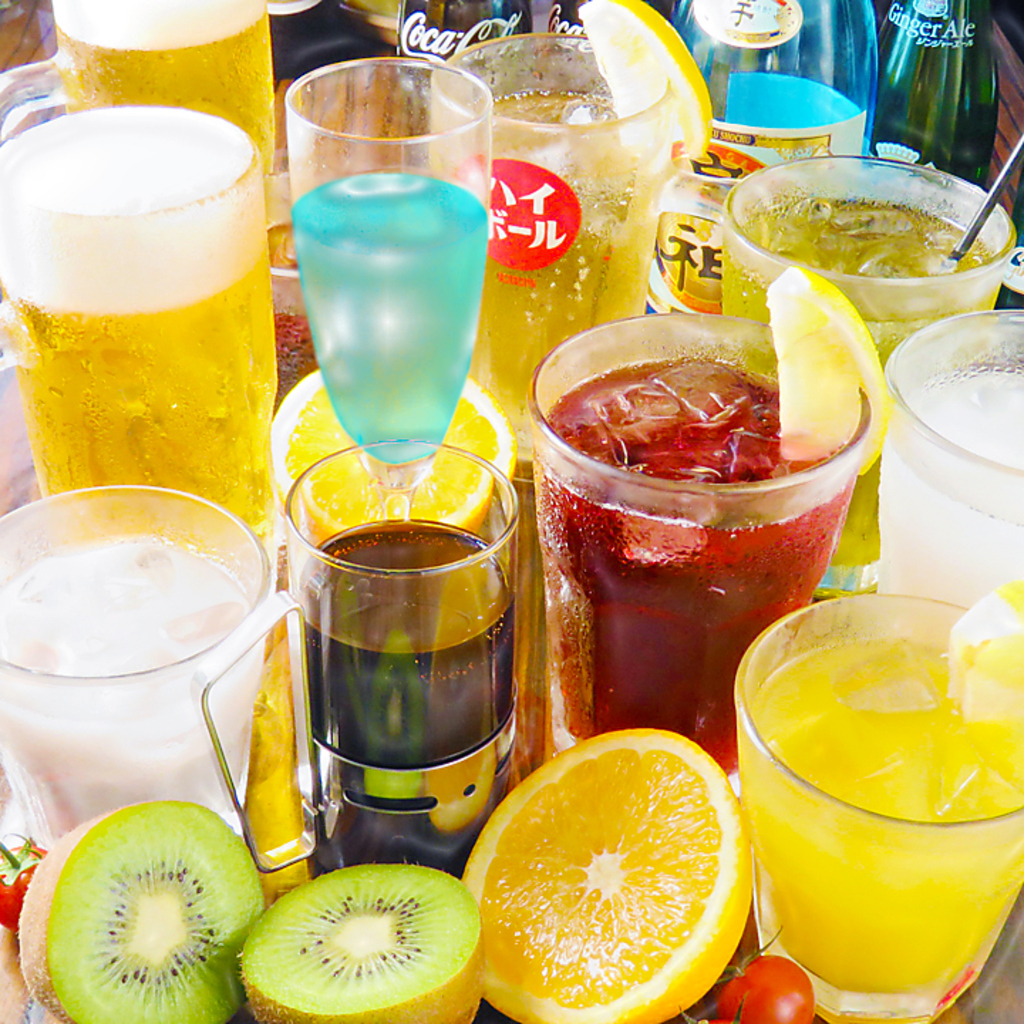 飲み放題だけもOK☆3時間1650円で♪2次会利用でもコースじゃない宴会でも安心★※金土祝前は2時間制