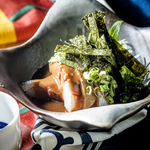 新鮮首折れサバを使用した博多名物「ゴマサバ」は竹乃屋特製のゴマ醤油で絶品仕様＾＾