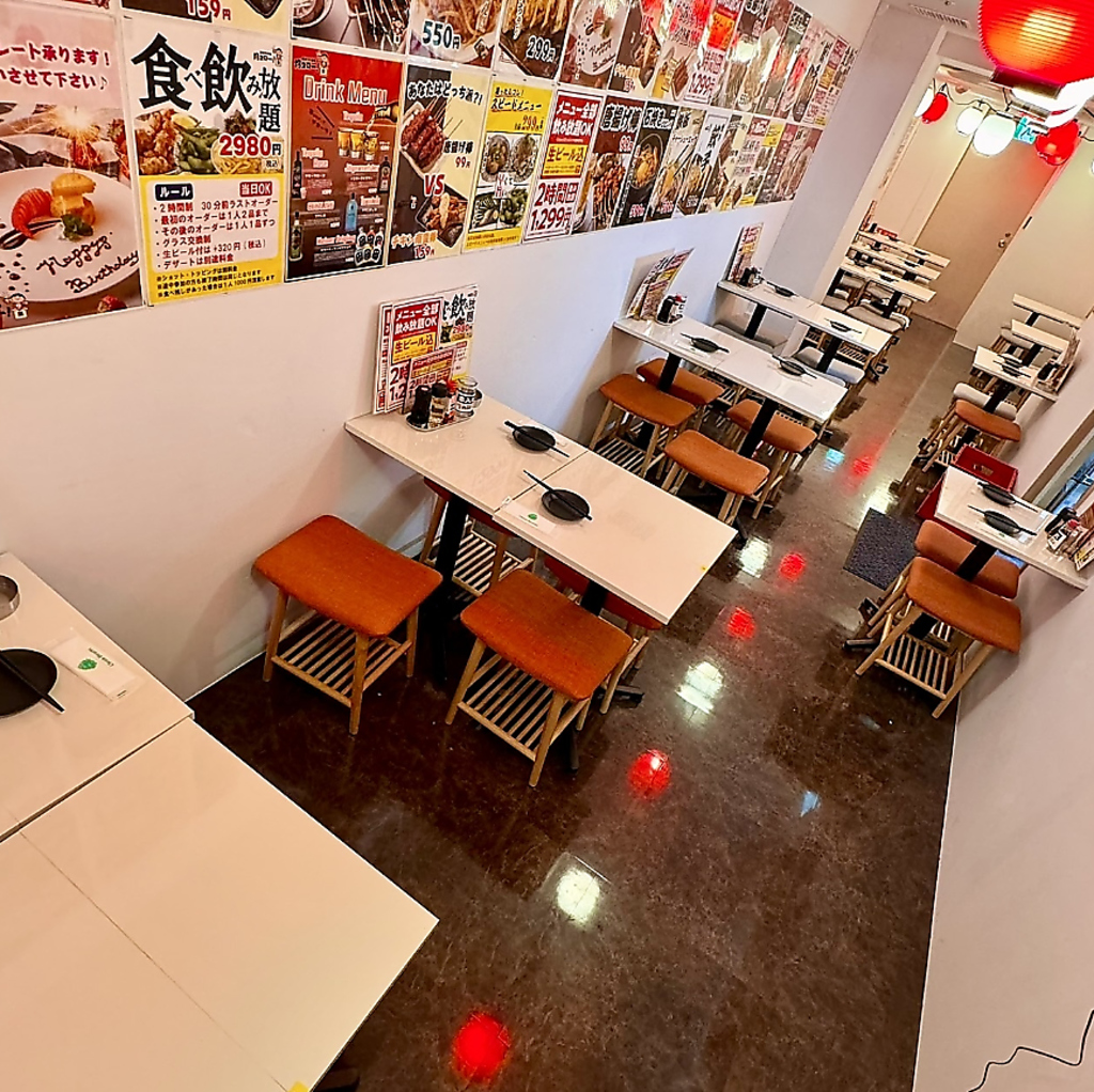 【貸切×歓送迎会】テーブル席は2名/4名/6名/8名/10名20名などなど、最大64名様までご案内可能です☆