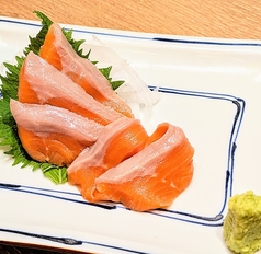 サーモン刺身