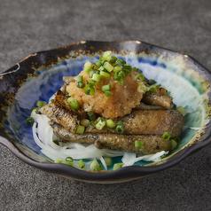 炭焼き地鶏の皮ぽん酢