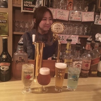 豊富な日本酒とビールをご用意しております！