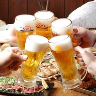当日ご予約OK！単品飲み放題は2時間1,980円！