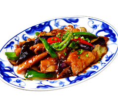 豚肉とナスの四川風炒め