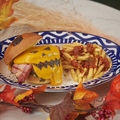 料理メニュー写真 【ハロウィン限定バーガー】　パンプキンチーズバーガー