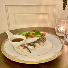 炙りしめ鯖カルパッチョ
