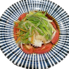 イカとネギ炒め