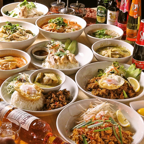 本場タイ国内で経験を積んだシェフが振る舞う本格タイ料理をバルスタイルで！