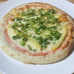 明太子とポテトのチーズピザ