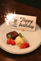  料理・記念日対応へのサービス充実♪