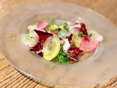 新鮮なお魚のカルパッチョ