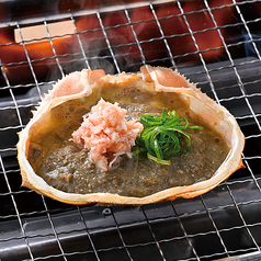 かに味噌甲羅焼
