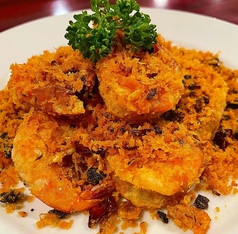 香港漁師風エビの香味炒め