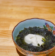 モッツァレラと岩のり