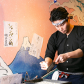 【素材へのこだわり】料理人自ら市場で買いつけた、上質な「魚介」を満喫できる当店。