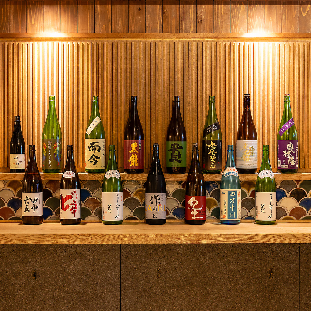 単品飲み放題は日本酒17種類以上！18：30まで入店でお得なハッピーアワー飲み放題もあります♪