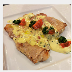 豚肉のエスカロップ マスタードソース