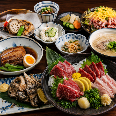 熊本の名物をはじめ、九州料理満載！