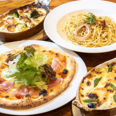 ソースにこだわったパスタ＆熱々ドリアを心ゆくまで満喫