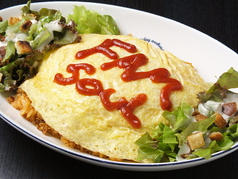 TVでも紹介された！当店名物ファムライス（ファム特製オムライス）不動の人気No.1メニュー！の写真