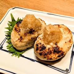 炭火焼おろしつくねポン酢