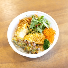 【Ａ弁当】　いか天と竹輪磯部揚げライスボウル