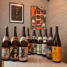 豊富な品揃え!本場・鹿児島焼酎