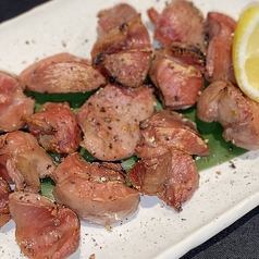 錦爽鶏砂肝　塩焼